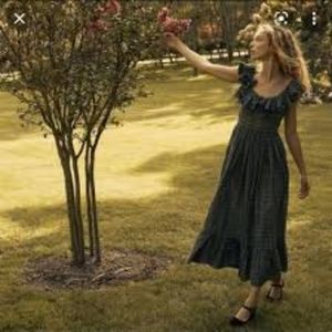 Doen Sora Dress XS in pond promenade  plaid